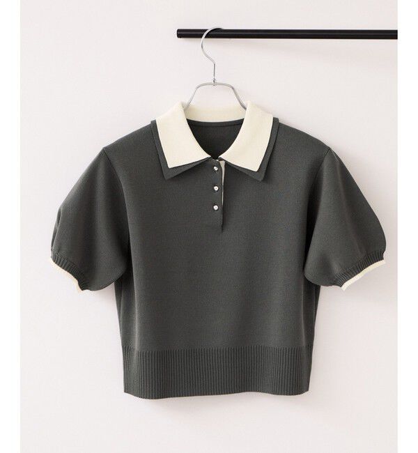 VIS「ダブルカラーポロトップス/イージーケア・WEB限定カラー」|ポロシャツ|