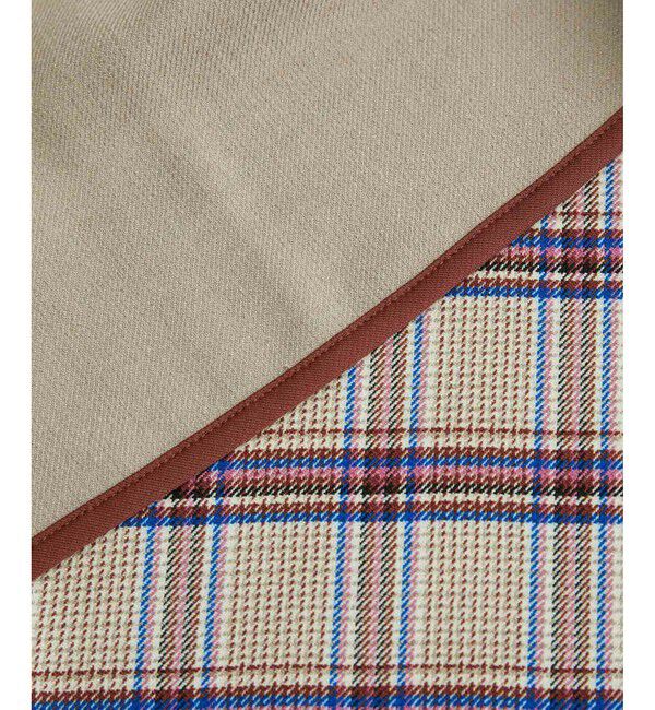 Rope&rsquo;Picnic「チェック＆無地リバーシブルスカート」|スカート|