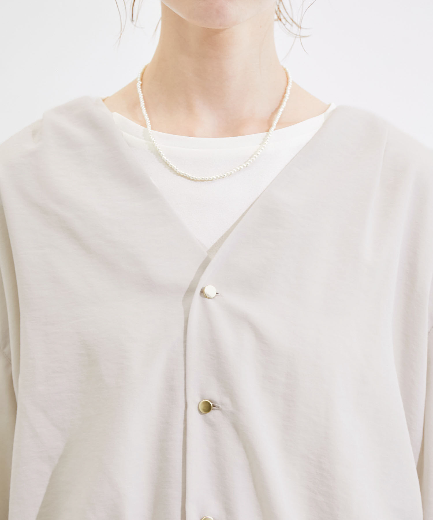 Rope&rsquo;Picnic「【新色追加】ショートレングスブラウスカーディガン」|カーディガン|