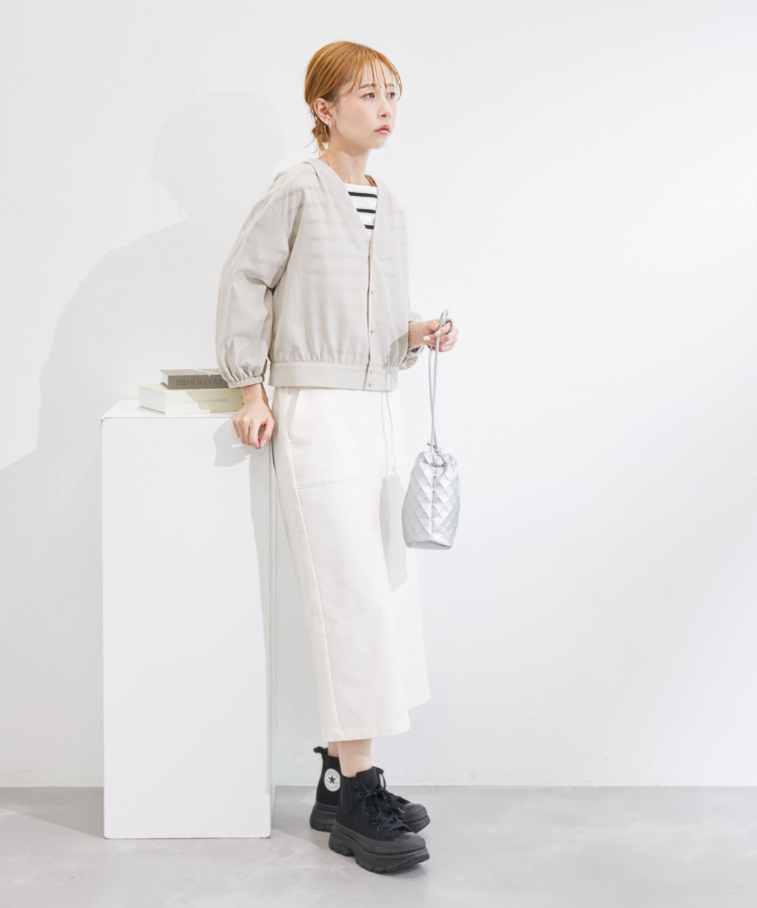 Rope&rsquo;Picnic「【新色追加】ショートレングスブラウスカーディガン」|カーディガン|