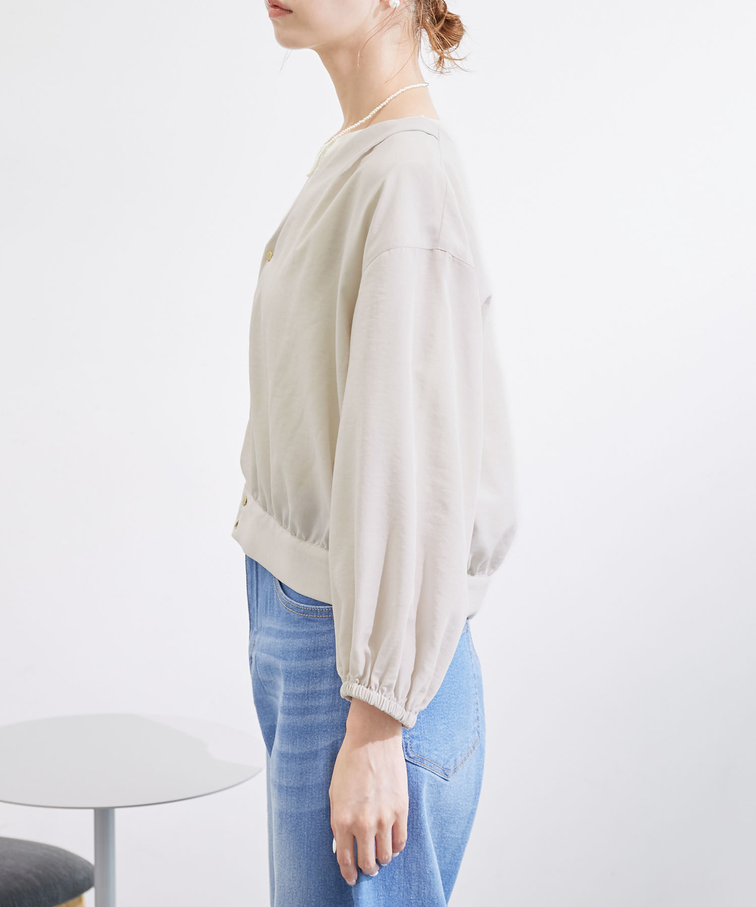 Rope&rsquo;Picnic「【新色追加】ショートレングスブラウスカーディガン」|カーディガン|