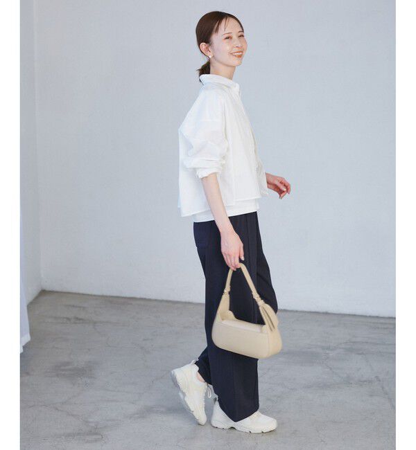 Rope&rsquo;Picnic「【花粉ガード・防シワ】クロップドシャツ」|シャツ・ブラウス|