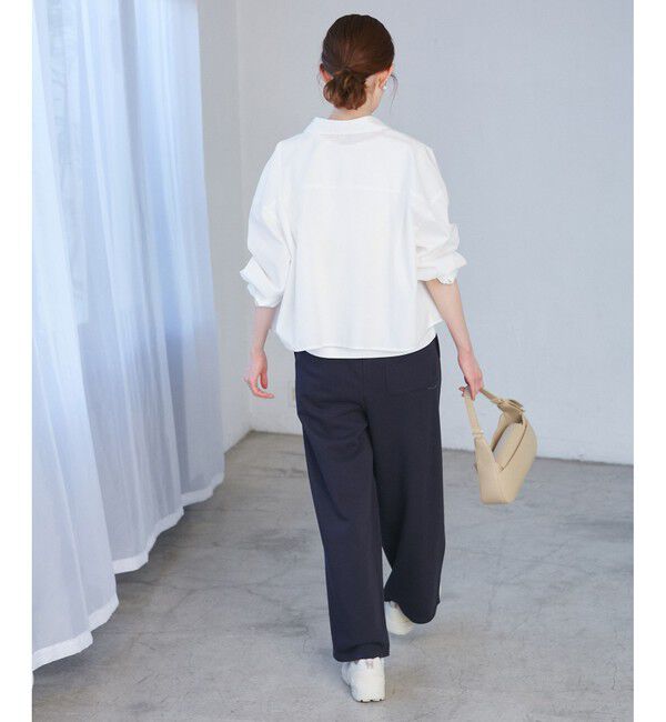 Rope&rsquo;Picnic「【花粉ガード・防シワ】クロップドシャツ」|シャツ・ブラウス|