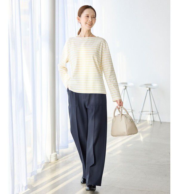 Rope&rsquo;Picnic「【3サイズ展開】ベイカーパンツ/防シワ・マシンウォッシャブル」|チノ|