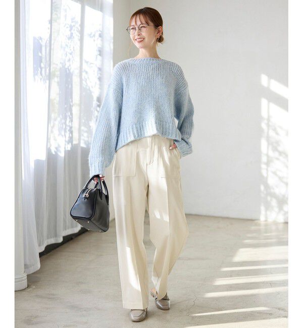 Rope&rsquo;Picnic「【3サイズ展開】ベイカーパンツ/防シワ・マシンウォッシャブル」|チノ|