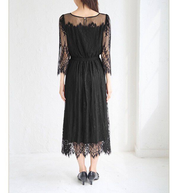 Rope&rsquo;Picnic「【Mon E&rsquo;toile/モンエトワール】【結婚式にも】レースDRESS」|ドレス|