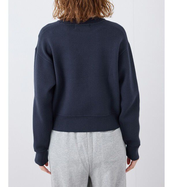 Rope&rsquo;Picnic「スウェットライク刺繍ニットプルオーバー/リンクコーデ」|ニット・セーター|