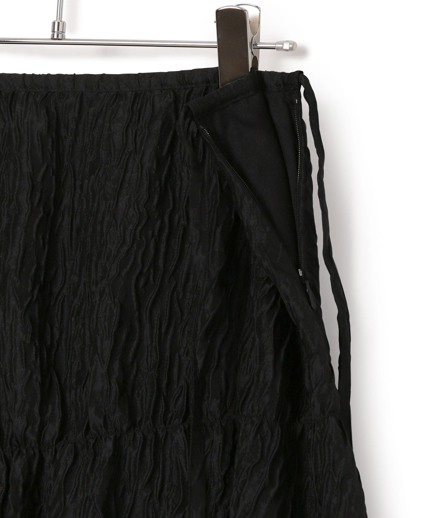 ADAM ET ROPE'「【逸品】フクレジャガードシャーリングスカート」|スカート|