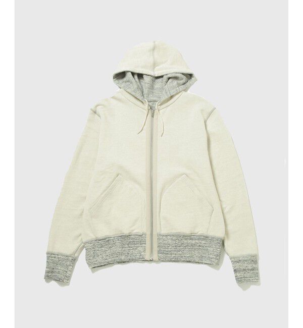 ADAM ET ROPE'「 【リバーシブル/パイル】スウェット フルジップ パーカー / ロングシーズン着用可能」|パーカー|