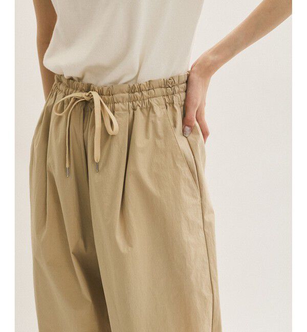 ADAM ET ROPE'「【新色追加】・【撥水】ウエストタックイージーパンツ」|チノ|