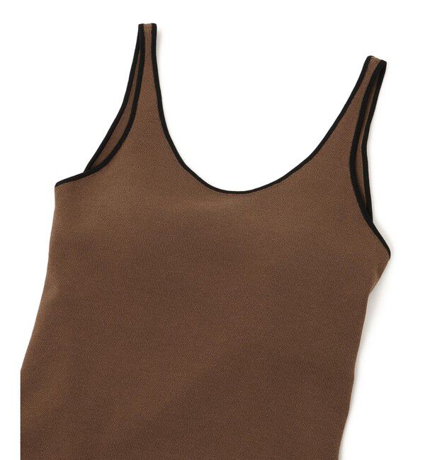 ADAM ET ROPE'「カラーブレードニットタンクトップ」|タンクトップ|