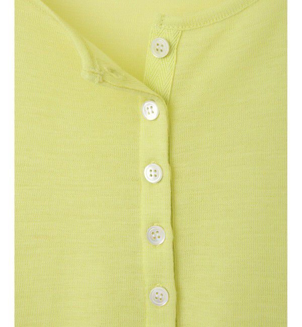 ADAM ET ROPE'「ヘンリーネックカットオフウールプルオーバー」|Tシャツ・カットソー|