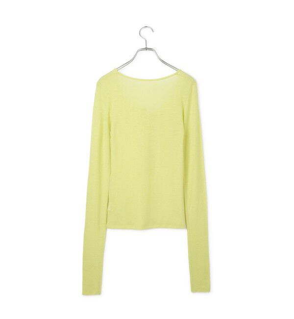 ADAM ET ROPE'「ヘンリーネックカットオフウールプルオーバー」|Tシャツ・カットソー|