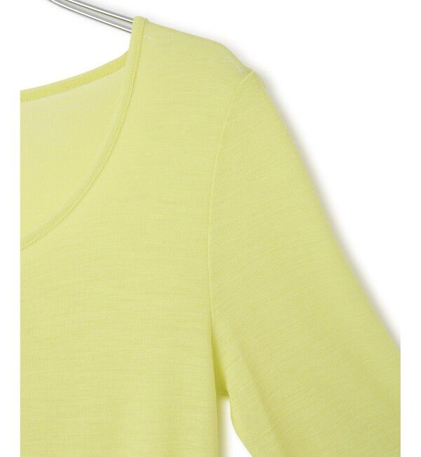 ADAM ET ROPE'「ヘンリーネックカットオフウールプルオーバー」|Tシャツ・カットソー|