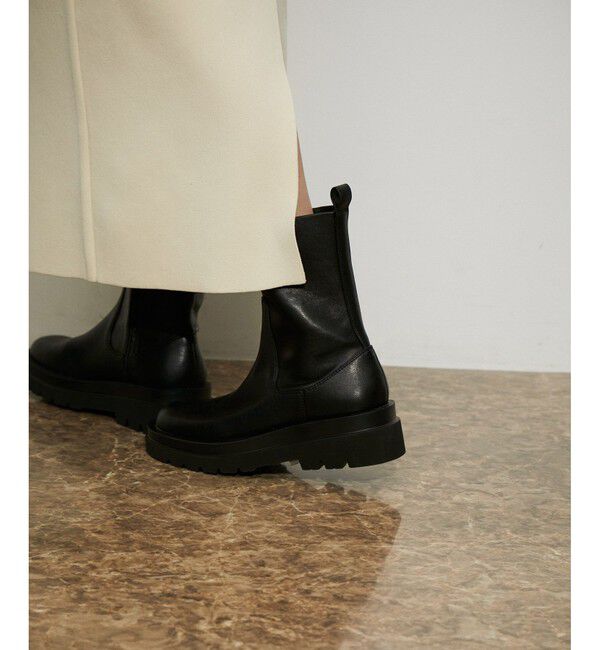 ADAM ET ROPE'「トラックソールストレッチブーツ」|ロングブーツ|