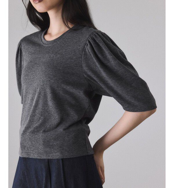 ADAM ET ROPE'「ガーゼ裏毛パフスリーブプルオーバー」|Tシャツ・カットソー|