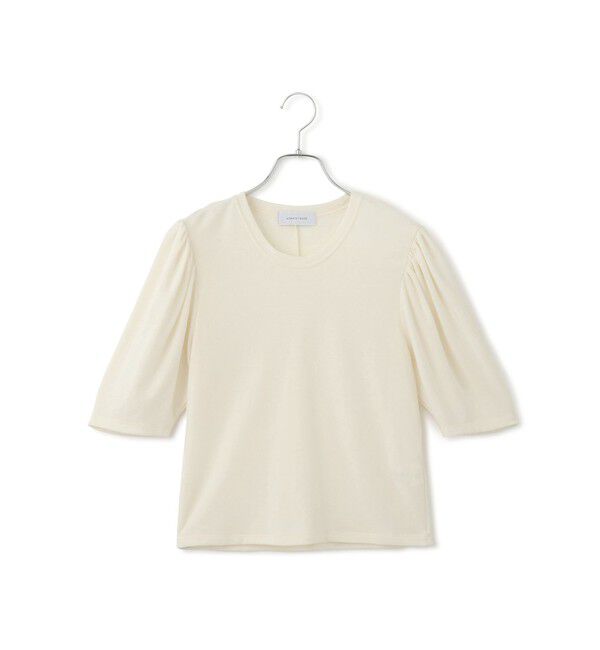 ADAM ET ROPE'「ガーゼ裏毛パフスリーブプルオーバー」|Tシャツ・カットソー|