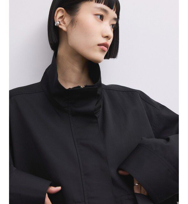 ADAM ET ROPE'「【WEB限定】スタンドネックドロストブルゾン/撥水」|ブルゾン・スタジャン|