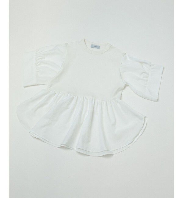 ADAM ET ROPE'「【サステナブル】バウンスカフスプルオーバー」|Tシャツ・カットソー|