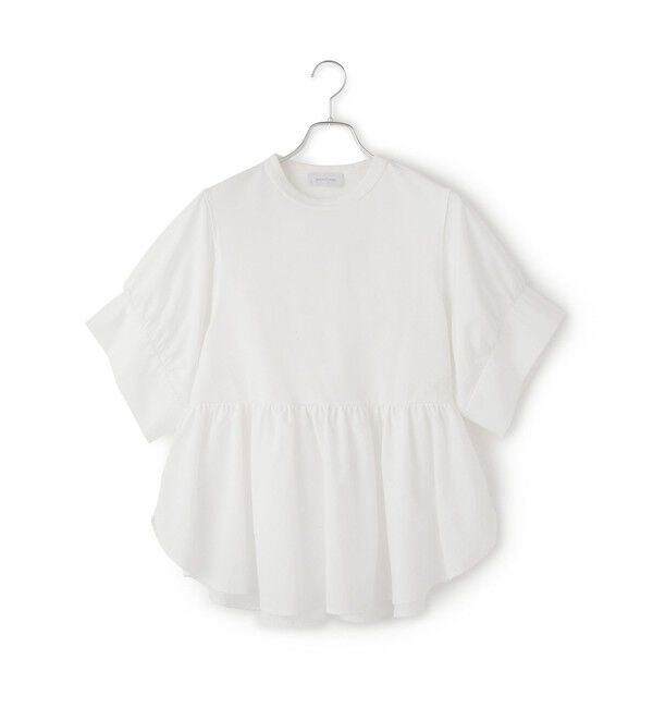 ADAM ET ROPE'「【サステナブル】バウンスカフスプルオーバー」|Tシャツ・カットソー|