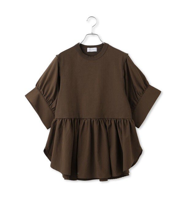 ADAM ET ROPE'「【サステナブル】バウンスカフスプルオーバー」|Tシャツ・カットソー|