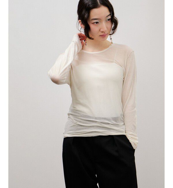 ADAM ET ROPE'「ロングスリーブカットソー」|Tシャツ・カットソー|オフホワイト(15)