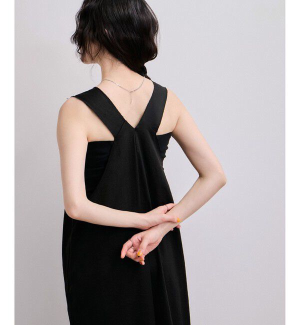 ADAM ET ROPE'「【WEB限定】カットオフノースリーブワンピース」|ワンピース|