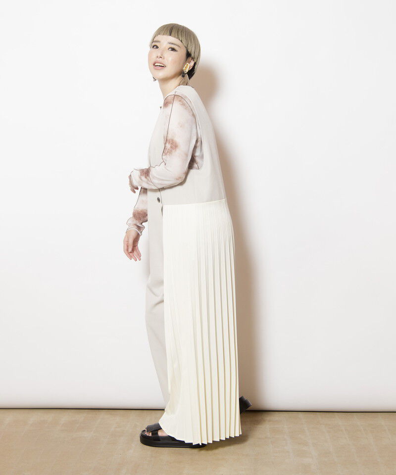  「ラッププリーツオールインワン」|オールインワン|