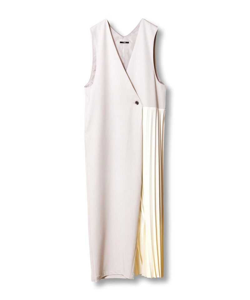  「ラッププリーツオールインワン」|オールインワン|