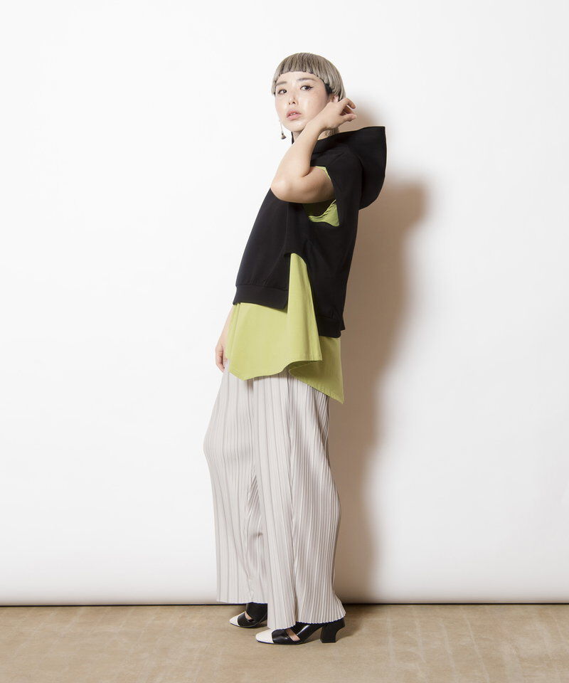  「イレギュラーヘムフードプルオーバー」|パーカー|