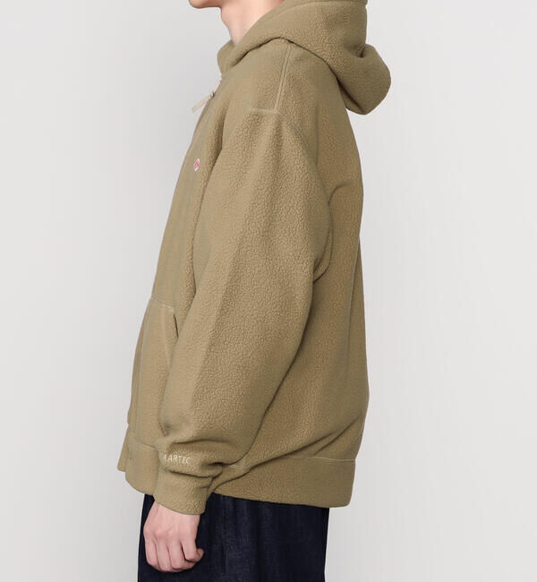 DANTON「DANTON | ポーラテック(R) ボアフリースジップパーカー MEN」|パーカー|