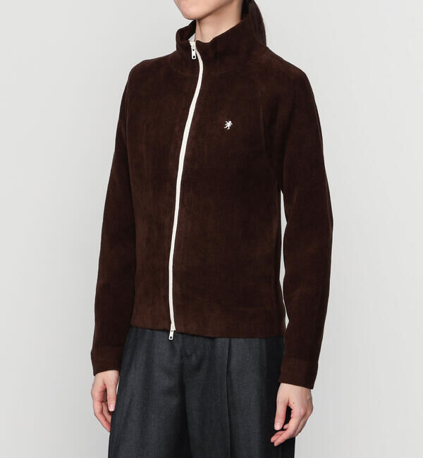 GYMPHLEX「Gymphlex | コットンベロア スタンドカラージップジャケット WOMEN」|スウェット・ジャージ|