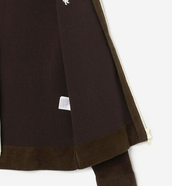 GYMPHLEX「Gymphlex | コットンベロア スタンドカラージップジャケット WOMEN」|スウェット・ジャージ|