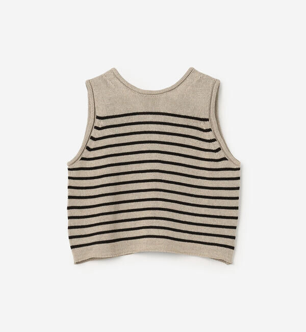  「WALANCE | 2way ペーパーニット ノースリーブトップ WOMEN」|ベスト・ジレ|