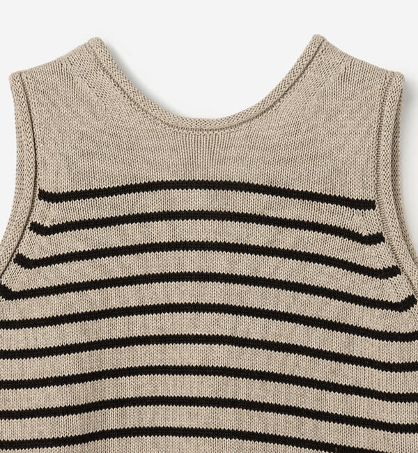  「WALANCE | 2way ペーパーニット ノースリーブトップ WOMEN」|ベスト・ジレ|