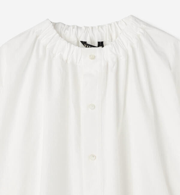  「HAVERSACK | 〈別注〉 長袖 ギャザーネックシャツ WOMEN」|シャツ・ブラウス|