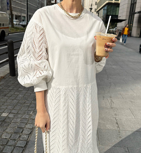  「【ベストセラーアイテム】レース2WAYワンピース」|ワンピース|