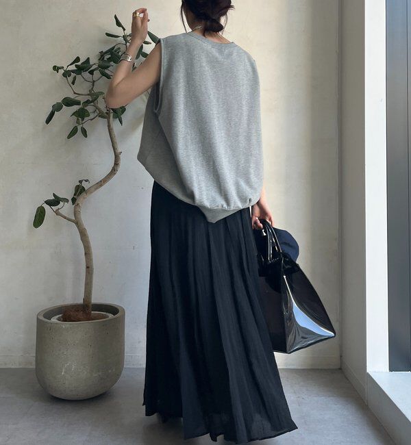  「シアーパネルプリーツスカート」|スカート|