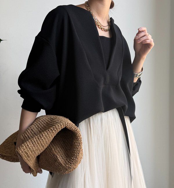  「アンティークダンボールスキッパープルオーバー」|Tシャツ・カットソー|ブラック