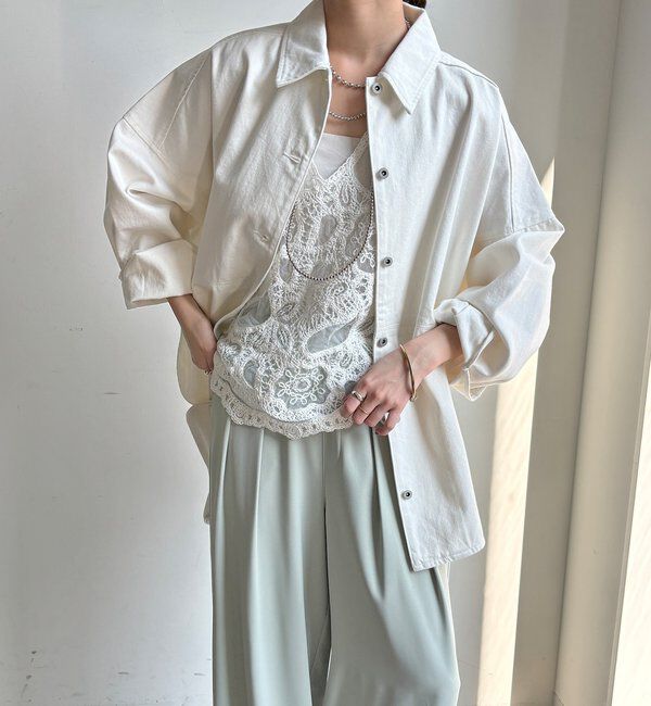  「リヨセルツイルシャツ」|シャツ・ブラウス|