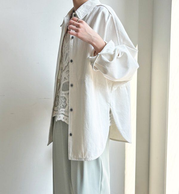  「リヨセルツイルシャツ」|シャツ・ブラウス|