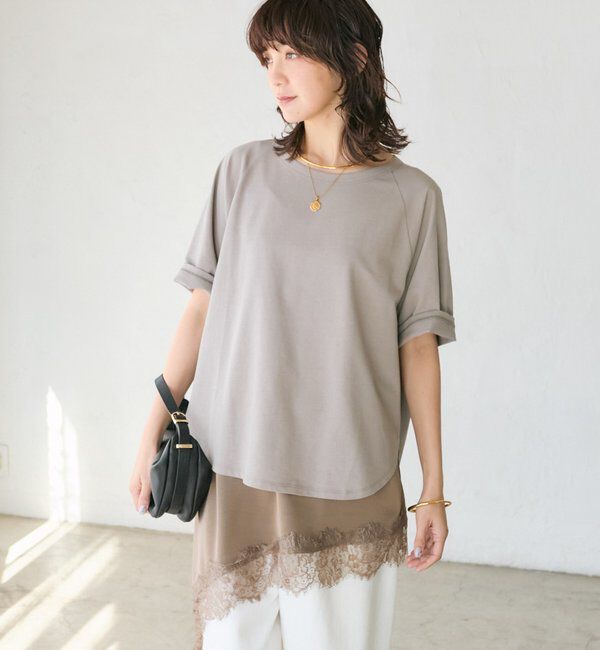  「予約【鮮度抜群】バイアスヘムレースキャミソール」|シャツ・ブラウス|