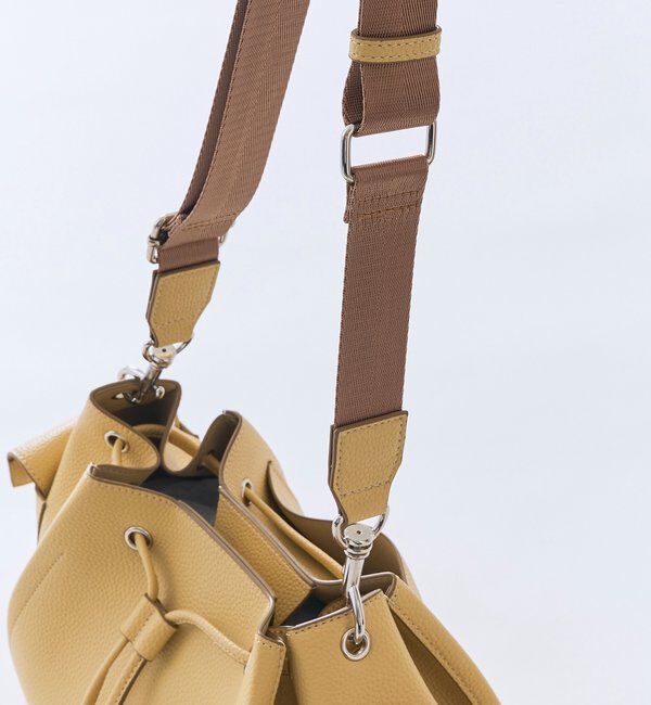  「予約【収納力抜群】2WAYサイドポケット巾着ショルダー」|ショルダー・メッセンジャー|