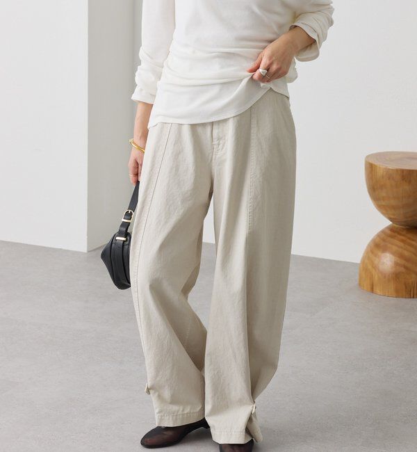  「予約【セットアップ着用可能】ガーメントダイコットンツイルパンツ」|チノ|