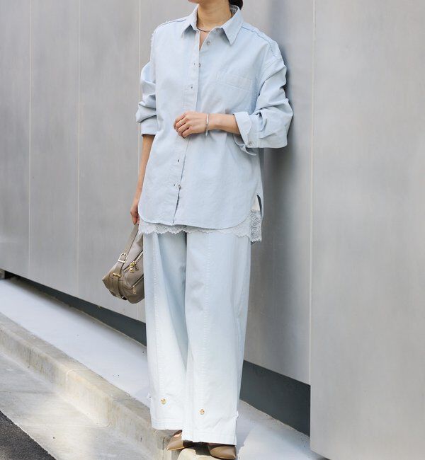  「予約【セットアップ着用可能】ガーメントダイコットンツイルパンツ」|チノ|