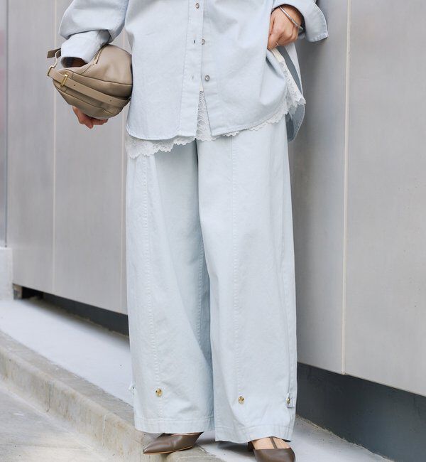  「予約【セットアップ着用可能】ガーメントダイコットンツイルパンツ」|チノ|