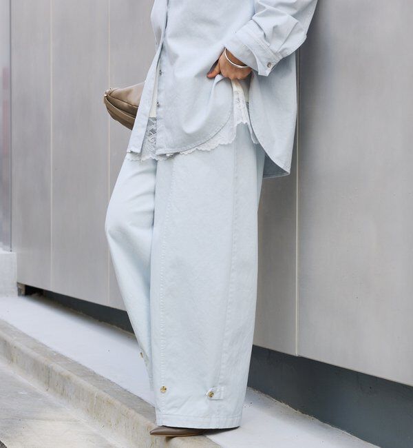  「予約【セットアップ着用可能】ガーメントダイコットンツイルパンツ」|チノ|