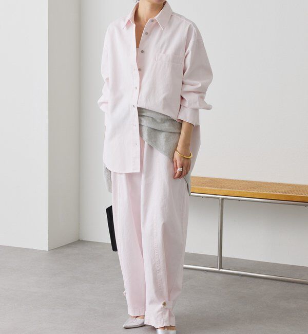  「予約【セットアップ着用可能】ガーメントダイコットンツイルパンツ」|チノ|