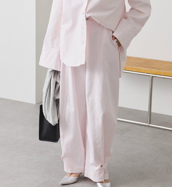  「予約【セットアップ着用可能】ガーメントダイコットンツイルパンツ」|チノ|