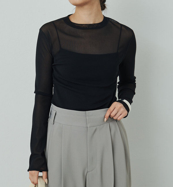  「【La nature linge】シアーチュールトップス」|Tシャツ・カットソー|